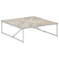 vidaXL Couchtisch 110 x 110 x 36 cm Massivholz Mango vidaXL Couchtisch 110 x 110 x 36 cm Massivholz Mango