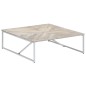 vidaXL Couchtisch 110 x 110 x 36 cm Massivholz Mango vidaXL Couchtisch 110 x 110 x 36 cm Massivholz Mango