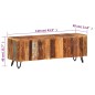 vidaXL TV-Schrank 110x30x40 cm Altholz Massiv vidaXL TV-Schrank 110x30x40 cm Altholz Massiv