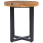 vidaXL Couchtisch 40 x 45 cm Massivholz Teak und Polyresin vidaXL Couchtisch 40 x 45 cm Massivholz Teak und Polyresin