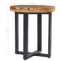 vidaXL Couchtisch 40 x 45 cm Massivholz Teak und Polyresin vidaXL Couchtisch 40 x 45 cm Massivholz Teak und Polyresin