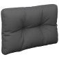 Palettenkissen Anthrazit 60x40x12 cm Stoff Palettenkissen Anthrazit 60x40x12 cm Stoff