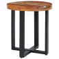 vidaXL Couchtisch 40 x 45 cm Massivholz Teak und Polyresin vidaXL Couchtisch 40 x 45 cm Massivholz Teak und Polyresin