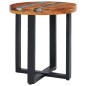 vidaXL Couchtisch 40 x 45 cm Massivholz Teak und Polyresin vidaXL Couchtisch 40 x 45 cm Massivholz Teak und Polyresin