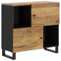 vidaXL Sideboard mit 2 Türen 80x33x75 cm Massivholz Mango vidaXL Sideboard mit 2 Türen 80x33x75 cm Massivholz Mango