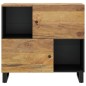 vidaXL Sideboard mit 2 Türen 80x33x75 cm Massivholz Mango vidaXL Sideboard mit 2 Türen 80x33x75 cm Massivholz Mango