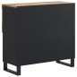 vidaXL Sideboard mit 2 Türen 80x33x75 cm Massivholz Mango vidaXL Sideboard mit 2 Türen 80x33x75 cm Massivholz Mango