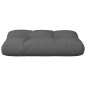 Palettenkissen Anthrazit 60x40x12 cm Stoff Palettenkissen Anthrazit 60x40x12 cm Stoff