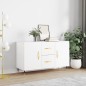 vidaXL Sideboard Weiß 100x36x60 cm Holzwerkstoff vidaXL Sideboard Weiß 100x36x60 cm Holzwerkstoff