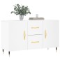 vidaXL Sideboard Weiß 100x36x60 cm Holzwerkstoff vidaXL Sideboard Weiß 100x36x60 cm Holzwerkstoff