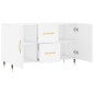 vidaXL Sideboard Weiß 100x36x60 cm Holzwerkstoff vidaXL Sideboard Weiß 100x36x60 cm Holzwerkstoff