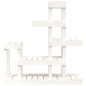 vidaXL Pflanzenständer Weiß 92x25x97 cm Massivholz Kiefer vidaXL Pflanzenständer Weiß 92x25x97 cm Massivholz Kiefer