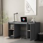 vidaXL Schreibtisch Grau 140x50x75 cm Massivholz Kiefer vidaXL Schreibtisch Grau 140x50x75 cm Massivholz Kiefer