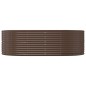 vidaXL Hochbeet Braun 212x140x68 cm Pulverbeschichteter Stahl vidaXL Hochbeet Braun 212x140x68 cm Pulverbeschichteter Stahl