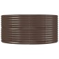 vidaXL Hochbeet Braun 212x140x68 cm Pulverbeschichteter Stahl vidaXL Hochbeet Braun 212x140x68 cm Pulverbeschichteter Stahl