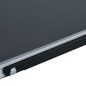 vidaXL Klappbarer Campingtisch Grau Aluminium 60 x 40 cm vidaXL Klappbarer Campingtisch Grau Aluminium 60 x 40 cm