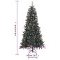 vidaXL Künstlicher Weihnachtsbaum mit Ständer Grün 240 cm PVC vidaXL Künstlicher Weihnachtsbaum mit Ständer Grün 240 cm PVC