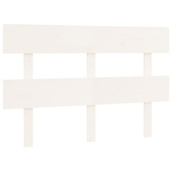 vidaXL Kopfteil Weiß 138x3x81 cm Massivholz Kiefer