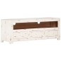 vidaXL TV-Schrank Massivholz Akazie 110x30x40 cm Weiß vidaXL TV-Schrank Massivholz Akazie 110x30x40 cm Weiß