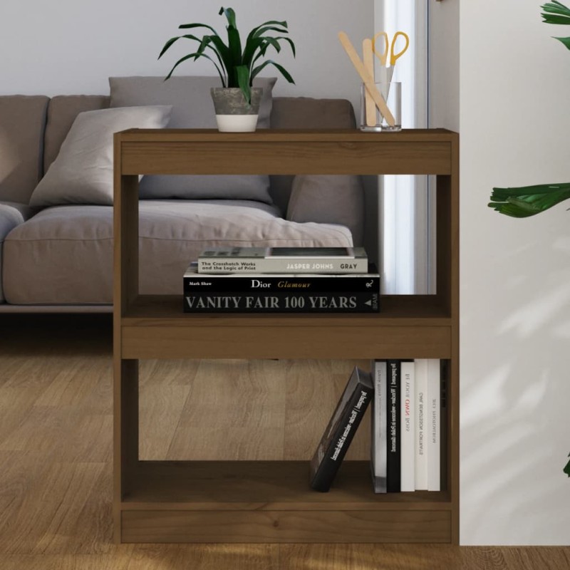 vidaXL Bücherregal/Raumteiler Honigbraun 60x30x71,5 cm Kiefernholz vidaXL Bücherregal/Raumteiler Honigbraun 60x30x71,5 cm Kiefernholz