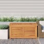 vidaXL Gartenbox mit Beutel 114x50x58 cm Massivholz Teak vidaXL Gartenbox mit Beutel 114x50x58 cm Massivholz Teak