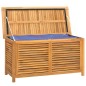 vidaXL Gartenbox mit Beutel 114x50x58 cm Massivholz Teak vidaXL Gartenbox mit Beutel 114x50x58 cm Massivholz Teak