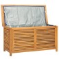 vidaXL Gartenbox mit Beutel 114x50x58 cm Massivholz Teak vidaXL Gartenbox mit Beutel 114x50x58 cm Massivholz Teak