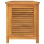 vidaXL Gartenbox mit Beutel 114x50x58 cm Massivholz Teak vidaXL Gartenbox mit Beutel 114x50x58 cm Massivholz Teak