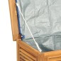 vidaXL Gartenbox mit Beutel 114x50x58 cm Massivholz Teak vidaXL Gartenbox mit Beutel 114x50x58 cm Massivholz Teak