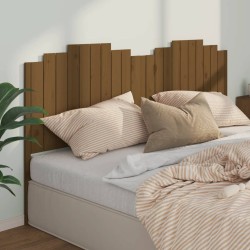vidaXL Kopfteil Honigbraun 206x4x110 cm Massivholz Kiefer