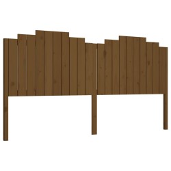 vidaXL Kopfteil Honigbraun 206x4x110 cm Massivholz Kiefer