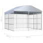 vidaXL Outdoor-Hundezwinger mit Überdachung 300×300×200 cm vidaXL Outdoor-Hundezwinger mit Überdachung 300×300×200 cm