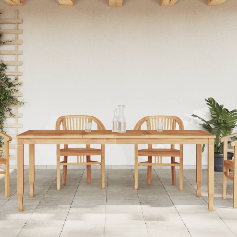vidaXL Garten-Esstisch 200x90x75 cm Massivholz Teak vidaXL Garten-Esstisch 200x90x75 cm Massivholz Teak