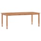vidaXL Garten-Esstisch 200x90x75 cm Massivholz Teak vidaXL Garten-Esstisch 200x90x75 cm Massivholz Teak