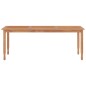 vidaXL Garten-Esstisch 200x90x75 cm Massivholz Teak vidaXL Garten-Esstisch 200x90x75 cm Massivholz Teak