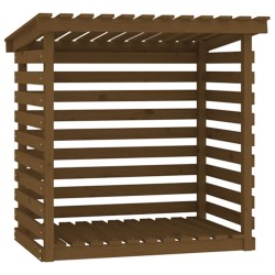 vidaXL Kaminholzregal Honigbraun 108x73x108 cm Massivholz Kiefer