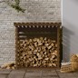 vidaXL Kaminholzregal Honigbraun 108x73x108 cm Massivholz Kiefer vidaXL Kaminholzregal Honigbraun 108x73x108 cm Massivholz Kiefer