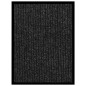 vidaXL Fußmatte Anthrazit Gestreift 40x60 cm vidaXL Fußmatte Anthrazit Gestreift 40x60 cm