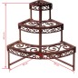 Esschert Design Blumenetagere Viertelrund BPH32 Esschert Design Blumenetagere Viertelrund BPH32