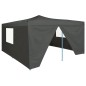 vidaXL Faltpavillon mit 4 Seitenwänden 5x5 m Anthrazit vidaXL Faltpavillon mit 4 Seitenwänden 5x5 m Anthrazit