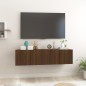 vidaXL TV-Wandschrank Braun Eiche 2 Stk. 60x30x30 cm Holzwerkstoff vidaXL TV-Wandschrank Braun Eiche 2 Stk. 60x30x30 cm Holzwerkstoff