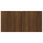 vidaXL TV-Wandschrank Braun Eiche 2 Stk. 60x30x30 cm Holzwerkstoff vidaXL TV-Wandschrank Braun Eiche 2 Stk. 60x30x30 cm Holzwerkstoff
