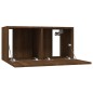 vidaXL TV-Wandschrank Braun Eiche 2 Stk. 60x30x30 cm Holzwerkstoff vidaXL TV-Wandschrank Braun Eiche 2 Stk. 60x30x30 cm Holzwerkstoff
