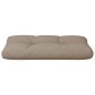 Palettenkissen Taupe 80x40x12 cm Stoff Palettenkissen Taupe 80x40x12 cm Stoff