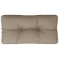 Palettenkissen Taupe 80x40x12 cm Stoff Palettenkissen Taupe 80x40x12 cm Stoff