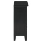 vidaXL Nachttisch Schwarz 60x30x75 cm Massivholz Mahagoni vidaXL Nachttisch Schwarz 60x30x75 cm Massivholz Mahagoni