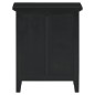 vidaXL Nachttisch Schwarz 60x30x75 cm Massivholz Mahagoni vidaXL Nachttisch Schwarz 60x30x75 cm Massivholz Mahagoni