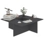 vidaXL Couchtisch Grau 79,5x79,5x30 cm Holzwerkstoff vidaXL Couchtisch Grau 79,5x79,5x30 cm Holzwerkstoff