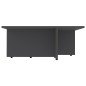 vidaXL Couchtisch Grau 79,5x79,5x30 cm Holzwerkstoff vidaXL Couchtisch Grau 79,5x79,5x30 cm Holzwerkstoff