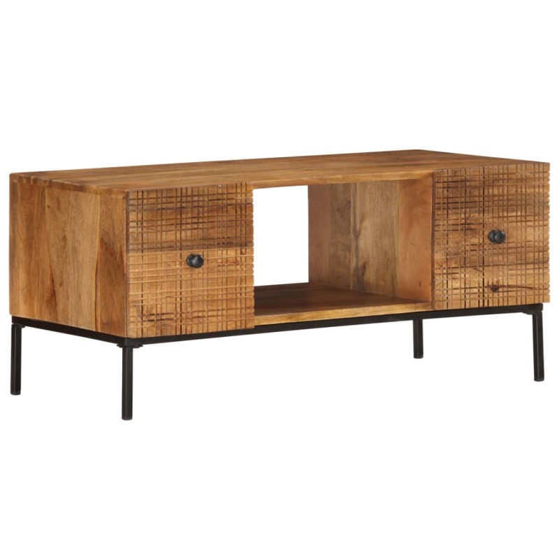 vidaXL Couchtisch 90×45×40 cm Massivholz Mango vidaXL Couchtisch 90×45×40 cm Massivholz Mango